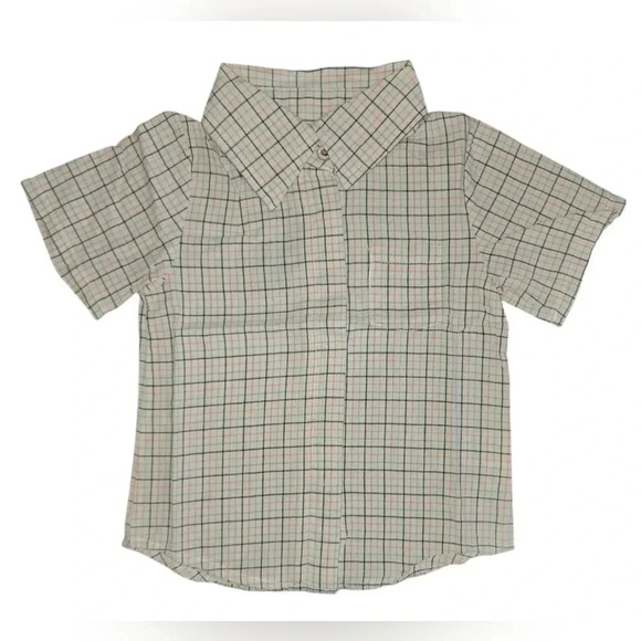 Miki Miette Plaid Button Up - Picture 1 of 7